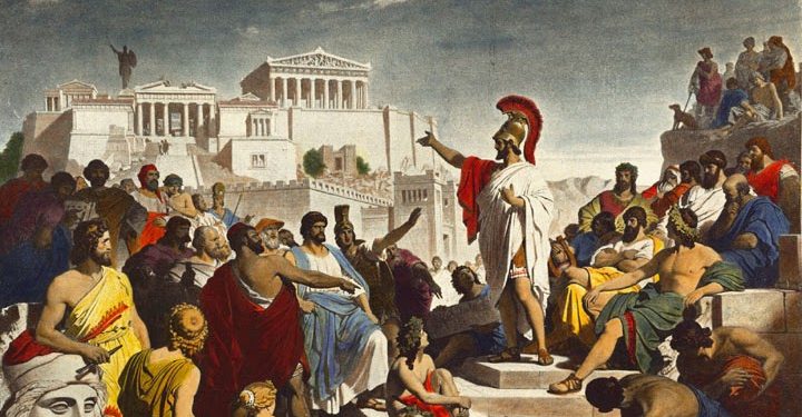 1GR-12-E1-B-------------------- D: --------------------
Das Zeitalter des Perikles / FoltzPerikles, athen. Politiker, um 500 v.
Chr. - 429 v.Chr.
- "Das Zeitalter des Perikles". -
(Versammlung der bedeutendsten Kuenstler,
Dichter und Philosophen der Zeit).
Druck, spaetere Kolorierung, nach dem
Gemaelde, 1852 ff., von Philipp von Foltz
(1805-1877).-------------------- F: --------------------
L'epoque de Pericles / FoltzPericles, homme politique athenien,
vers 500 av. J.-C. - 429 av. J.-C.
- "Das Zeitalter des Perikles"
(L'epoque de Pericles). -
(Rassemblement des artistes, poetes
et philosophes les plus connus de
l'epoque).
Impr., coloriee post., d'ap. le tableau,
1852, de Philipp von Foltz (1805-1877).