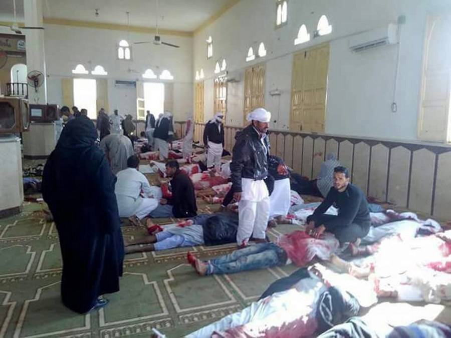 At least 25 killed, 80 injured in bomb attack on Egyptian mosque
