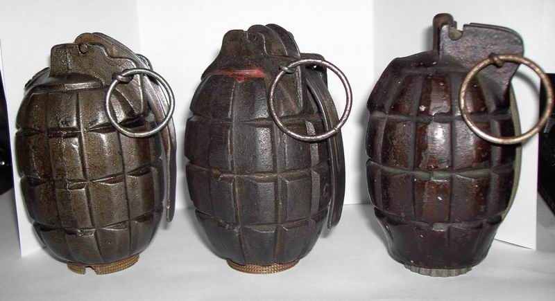 Found grenades