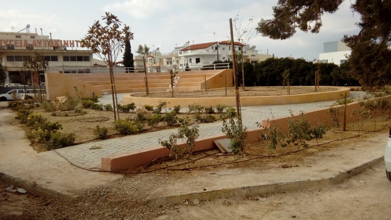 Το πάρκο μετά τις παρεμβάσεις.