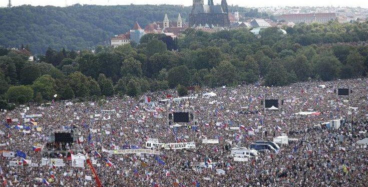 APTOPIX Czech Republic Protest