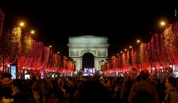 France Champs Elysees Lighting