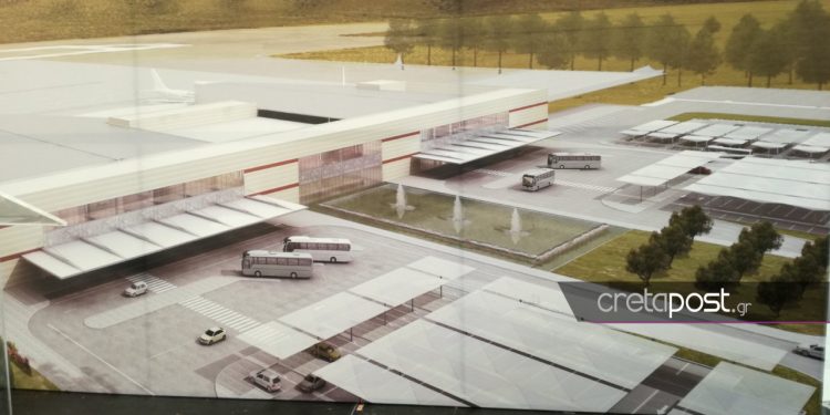 Η μακέτα του νέου αεροδρομίου.