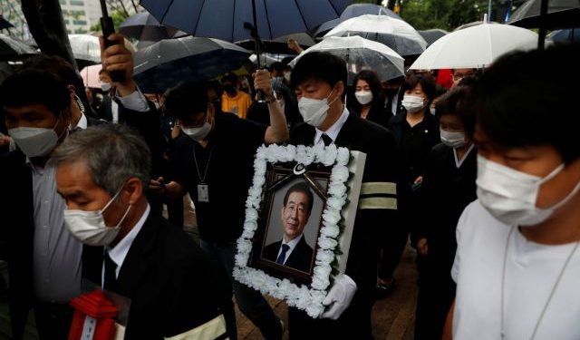 Funeral for late Seoul Mayor Park Won-soon at Seoul City Hall Plaza