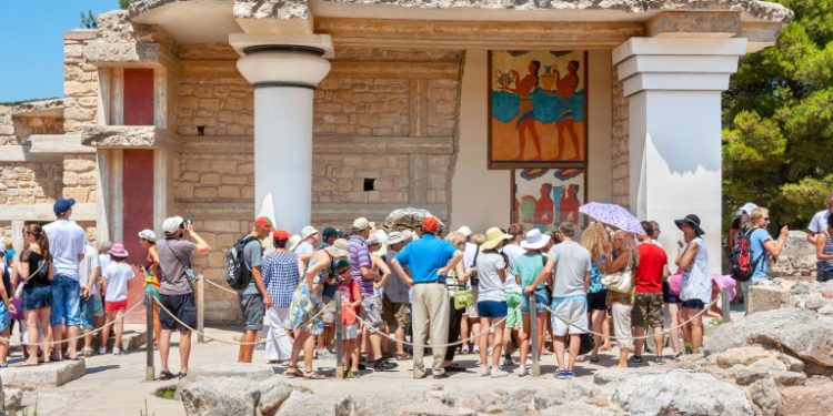 touristes-knossos