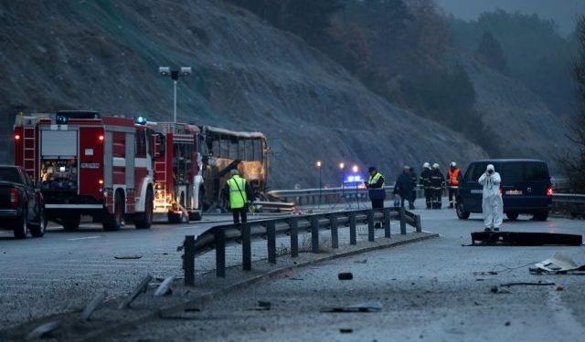 Bus crash in Bulgaria