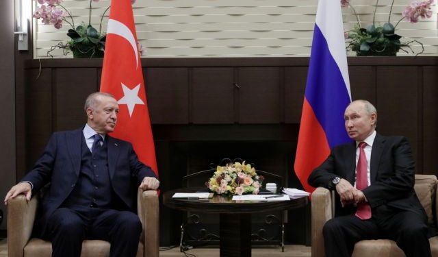 Russian Vladimir meets with Turkish President Erdogan in Sochi