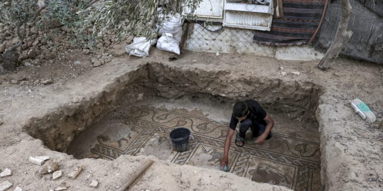 PALESTINIAN-GAZA-ARCHAEOLOGY