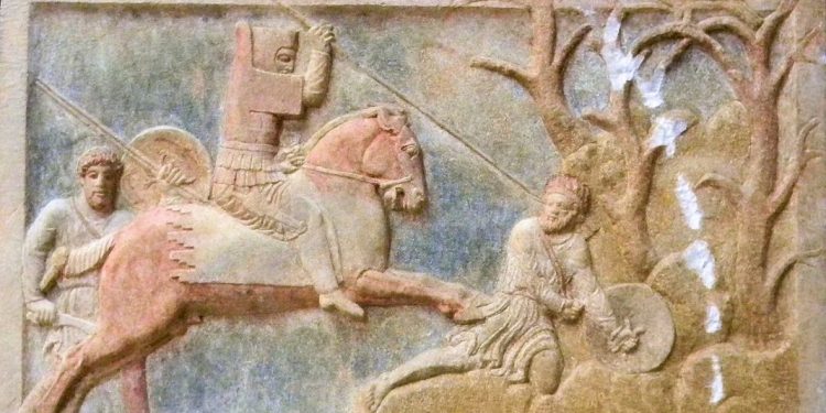 altikulac_sarcophagus_dynast_of_hellespontine_phrygia_attacking_a_greek_psiloi_early_4th_century_bce-1068x665