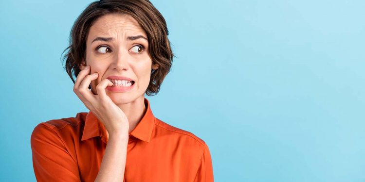 Oops.,Closeup,Photo,Of,Sad,Terrified,Lady,Horrified,Facial,Expression