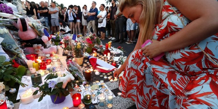 Tribute to the victims of the Nice attack