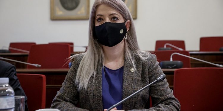 ΣΥΝΑΝΤΗΣΗ ΤΟΥ ΓΡΑΜΜΑΤΕΑ ΤΟΥ ΜεΡΑ25 ΓΙΑΝΗ ΒΑΡΟΥΦΑΚΗ ΜΕ ΤΗΝ ΠΡΟΕΔΡΟ ΤΗΣ ΒΟΥΛΗΣ ΤΗΣ ΚΥΠΡΙΑΚΗΣ ΔΗΜΟΚΡΑΤΙΑΣ ΑΝΝΙΤΑ ΔΗΜΗΤΡΙΟΥ (ΓΙΩΡΓΟΣ ΚΟΝΤΑΡΙΝΗΣ / EUROKINISSI)