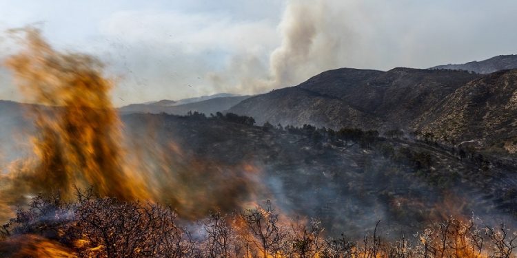 APTOPIX Spain Wildfires