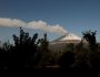 Steam and ashes emerge from the Popocatepetl volcano, after an increase in volcanic activity, as seen from the town of Santiago Xalizintla, Mexico May 12, 2023. REUTERS/Imelda Medina     TPX IMAGES OF THE DAY