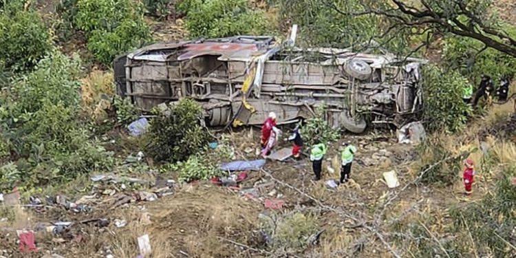 PERU-BUS-ACCIDENT