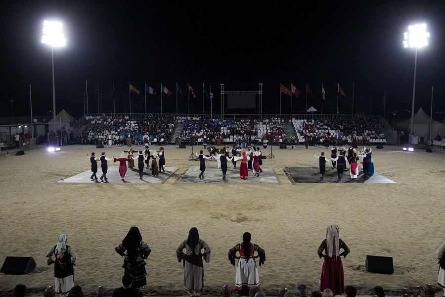 Heraklion2023, 3rd Closing Ceremony Mediterranean Beach Games. photos Angelos Zymaras